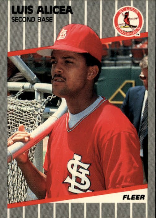 1989 Fleer 443 Luis Alicea RC