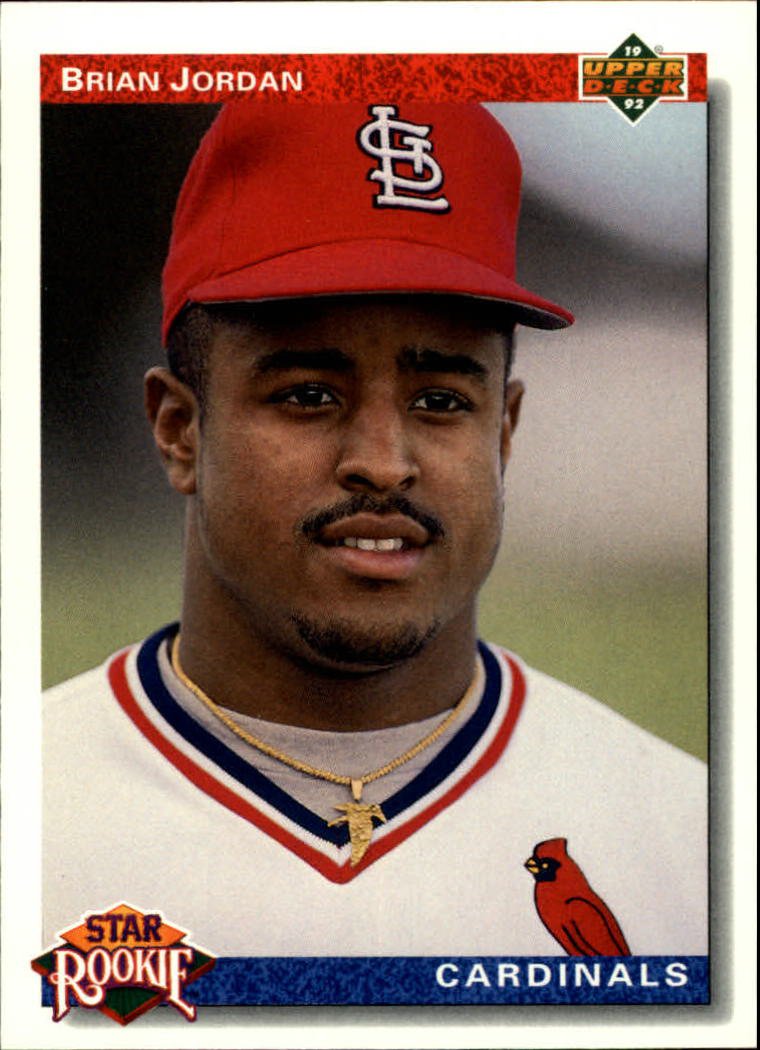 1992 Upper Deck 3 Brian Jordan SR RC
