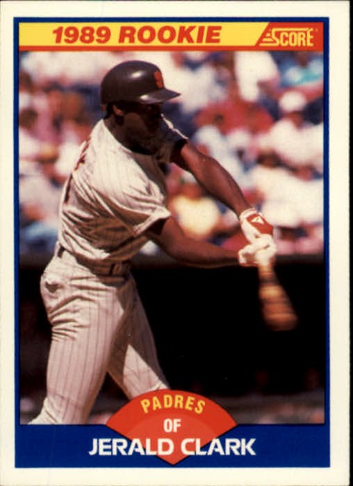 1989 Score 644 Jerald Clark RC