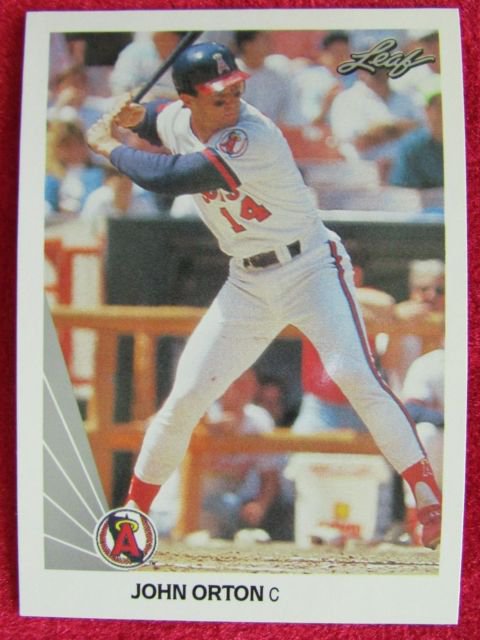 1990 Leaf 511 John Orton RC