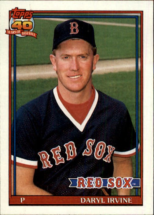 1991 Topps 189 Daryl Irvine RC