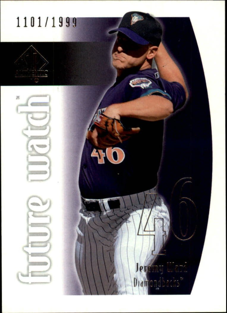 2002 SP Authentic 108 Jeremy Ward FW RC