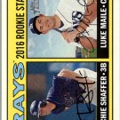 2016 Topps Heritage 176 Luke Maile RC/Richie Shaffer RC