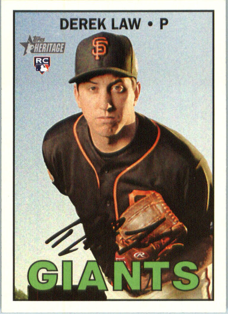 2016 Topps Heritage 697 Derek Law RC