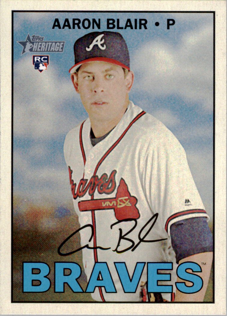 2016 Topps Heritage 702 Aaron Blair SP RC