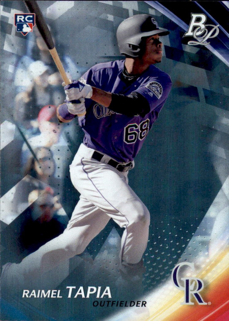 2017 Bowman Platinum 47 Raimel Tapia RC