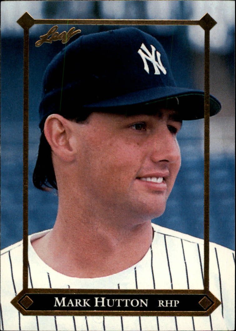1992 Leaf Gold Rookies BC6 Mark Hutton