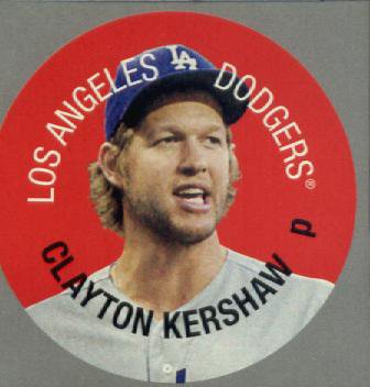 2016 Topps Heritage Discs 67TDCCK Clayton Kershaw