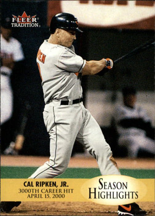 2000 Fleer Tradition Update 2 Cal Ripken SH