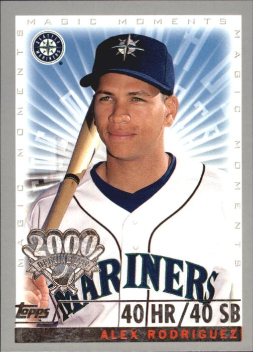 2000 Topps Opening Day 164 A.Rodriguez MM 40/40