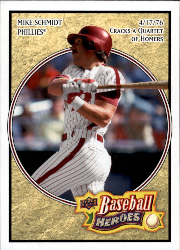 2008 Upper Deck Heroes 138 Mike Schmidt