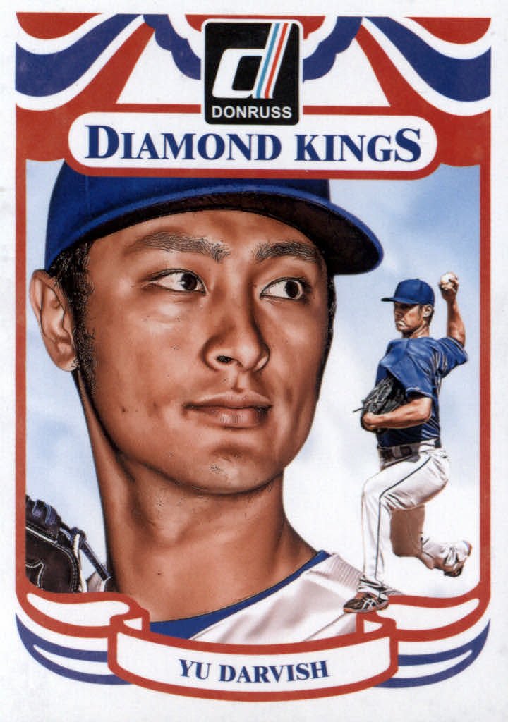 2014 Donruss 215 Yu Darvish DK