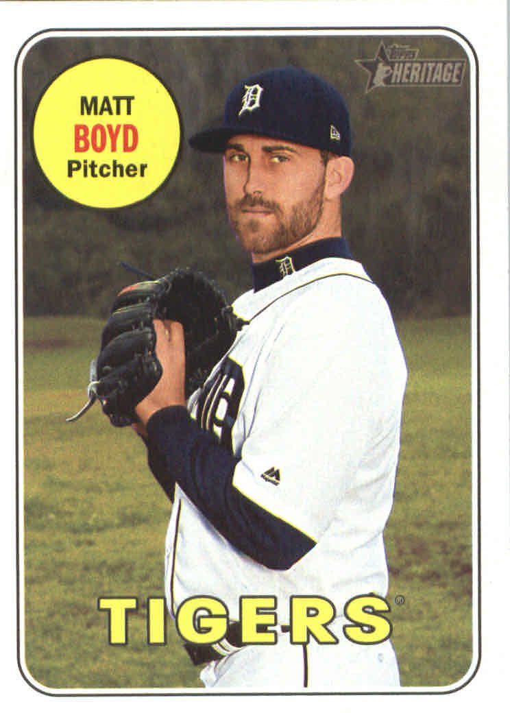 2018 Topps Heritage 438 Matt Boyd SP