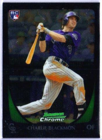 2011 Bowman Chrome Draft 7 Charlie Blackmon RC