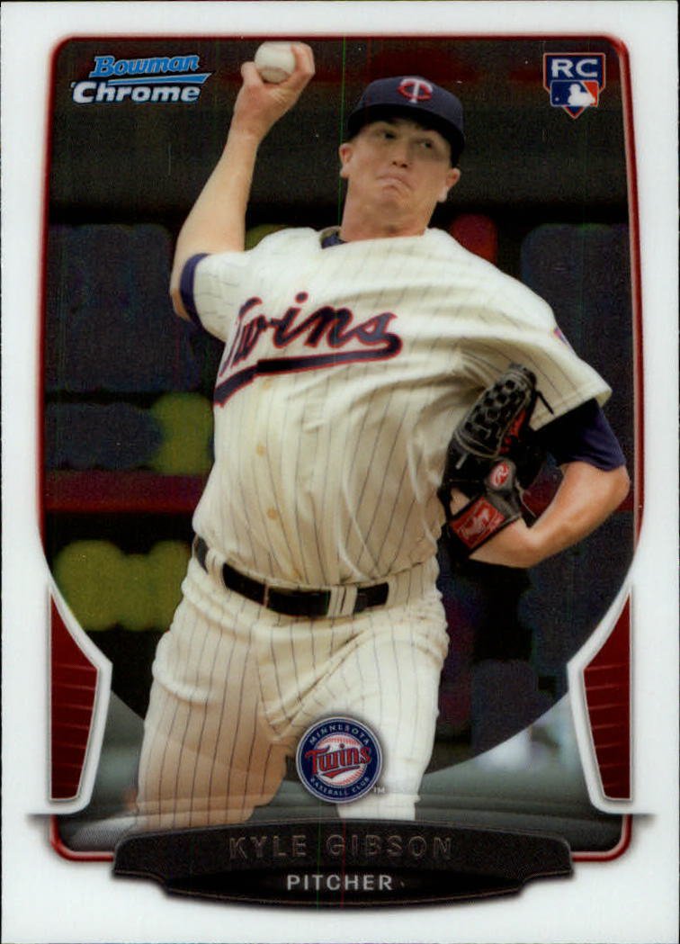 2013 Bowman Chrome Draft 22 Kyle Gibson RC