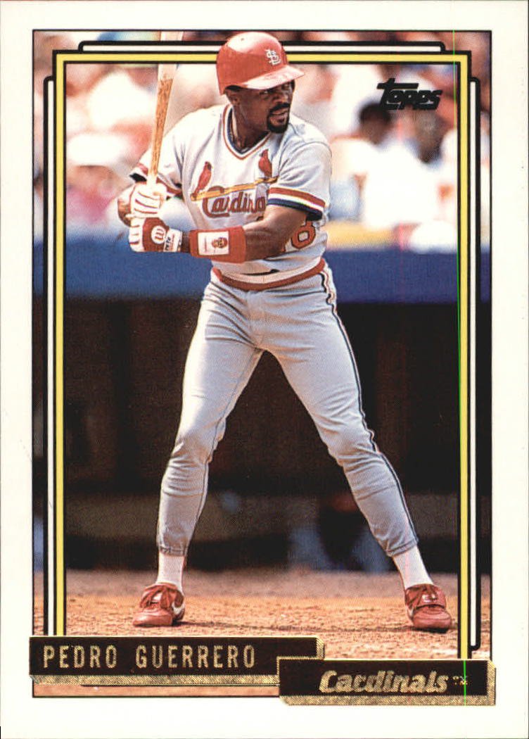1992 Topps Gold 470 Pedro Guerrero