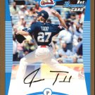 2008 Bowman Draft Prospects Gold BDPP98 Jesse Todd FG 2008 Bowman Draft Prospects Gold BDPP98 Jesse Todd FG