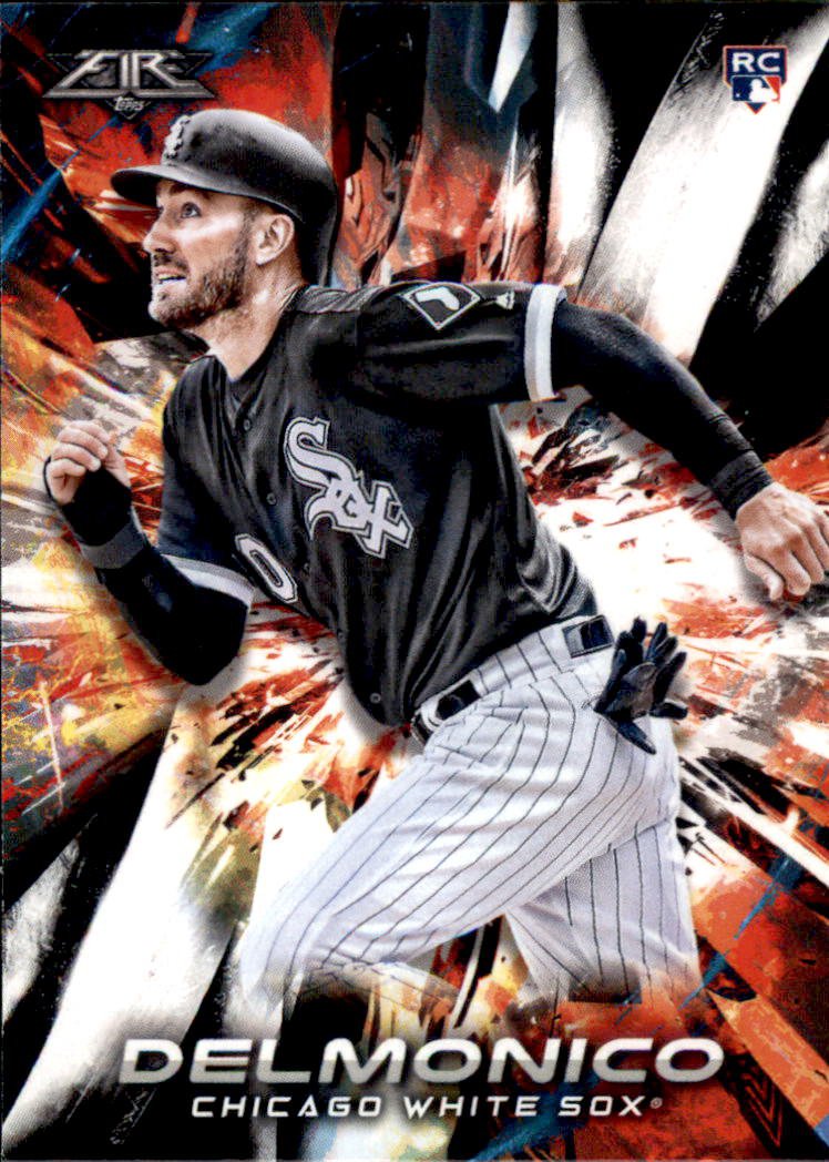 2018 Topps Fire 191 Nicky Delmonico RC