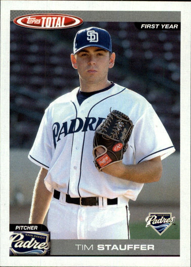 2004 Topps Total 868 Tim Stauffer FY RC