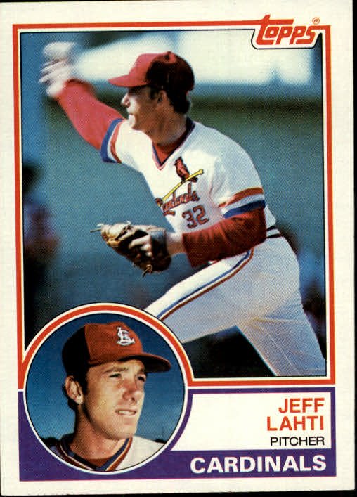 1983 Topps 284 Jeff Lahti RC