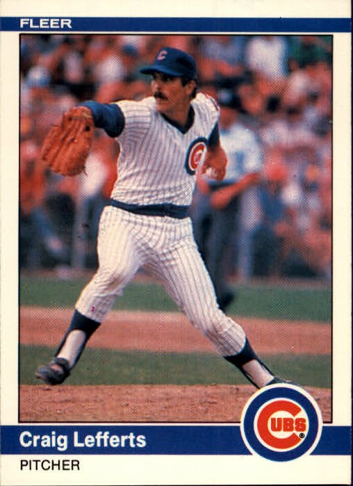 1984 Fleer 496 Craig Lefferts RC