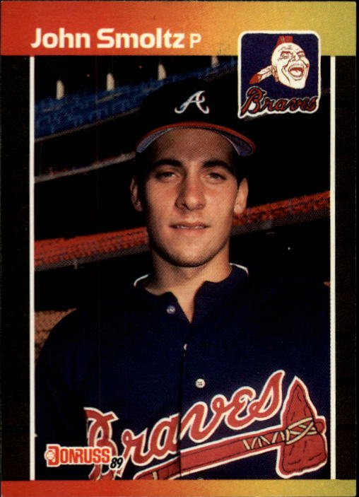 1989 Donruss 642 John Smoltz RC