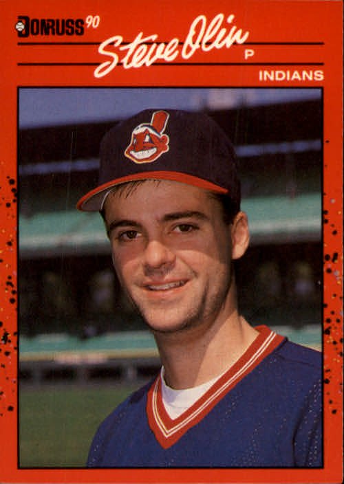 1990 Donruss 438 Steve Olin RC