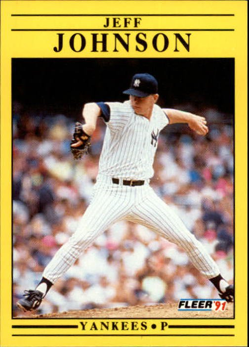 1991 Fleer Update 44 Jeff Johnson RC