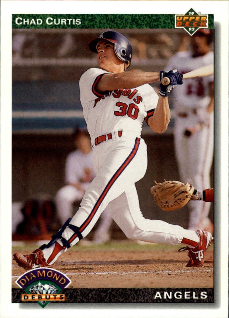 1992 Upper Deck 774 Chad Curtis DD RC