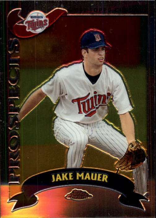2002 Topps Chrome Traded T252 Jake Mauer RC
