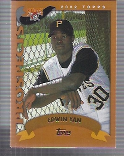 2002 Topps Traded T219 Edwin Yan RC