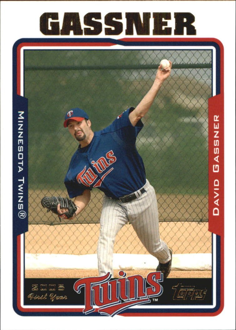 2005 Topps Update 295 David Gassner FY RC