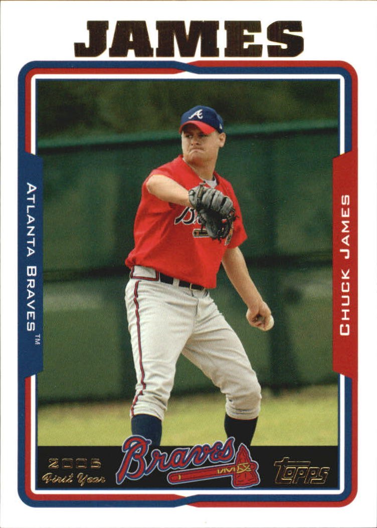2005 Topps Update 301 Chuck James FY RC