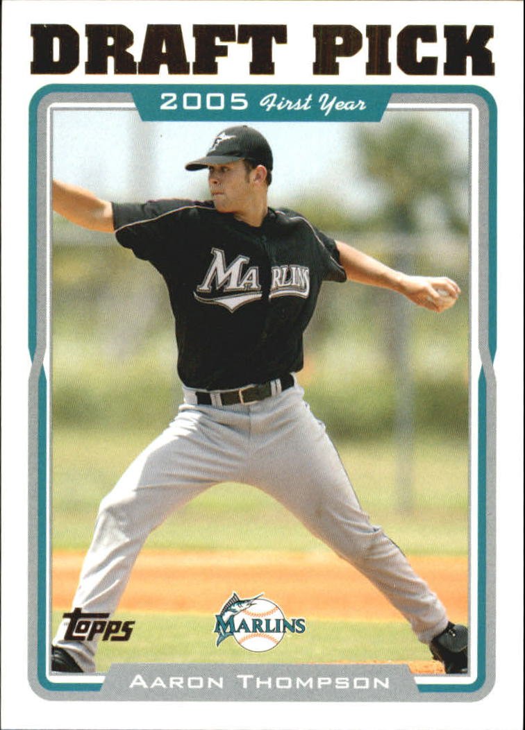2005 Topps Update 315 Aaron Thompson DP RC