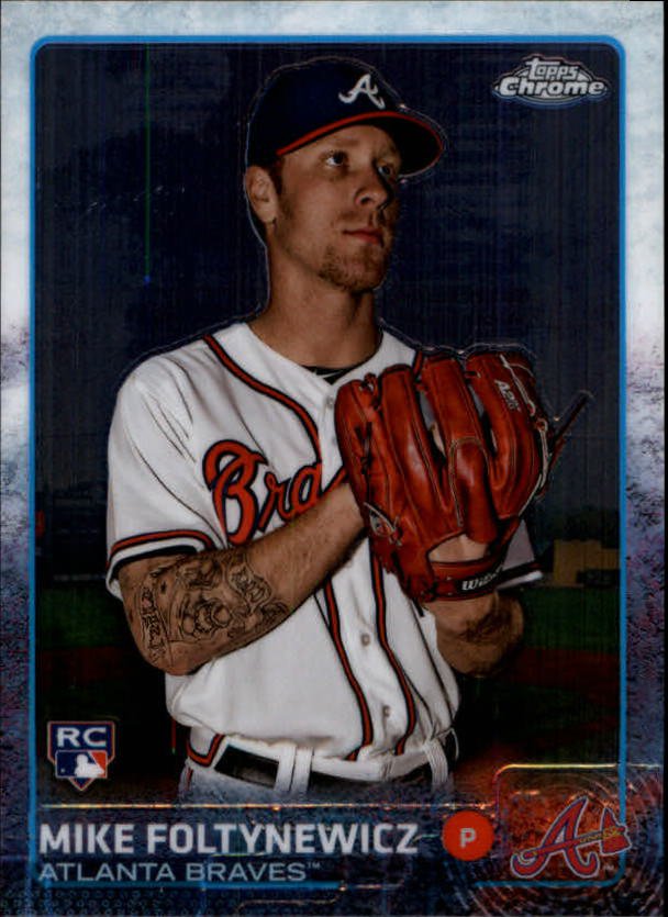 2015 Topps Chrome 17 Mike Foltynewicz RC
