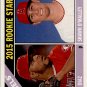 2015 Topps Heritage 417 Shawn O'Malley RC/Jairo Diaz RC