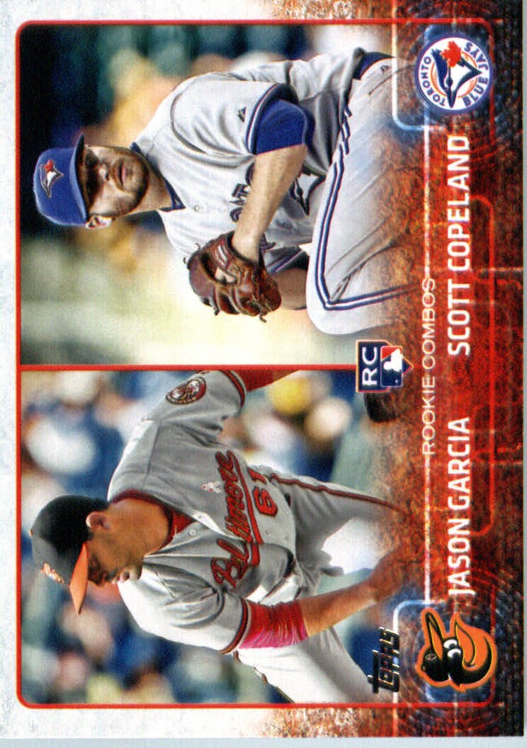 2015 Topps Update US114 Jason Garcia RC/Scott Copeland RC