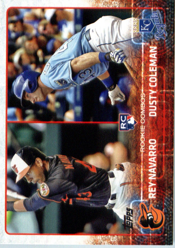 2015 Topps Update US298 Rey Navarro RC/Dusty Coleman RC