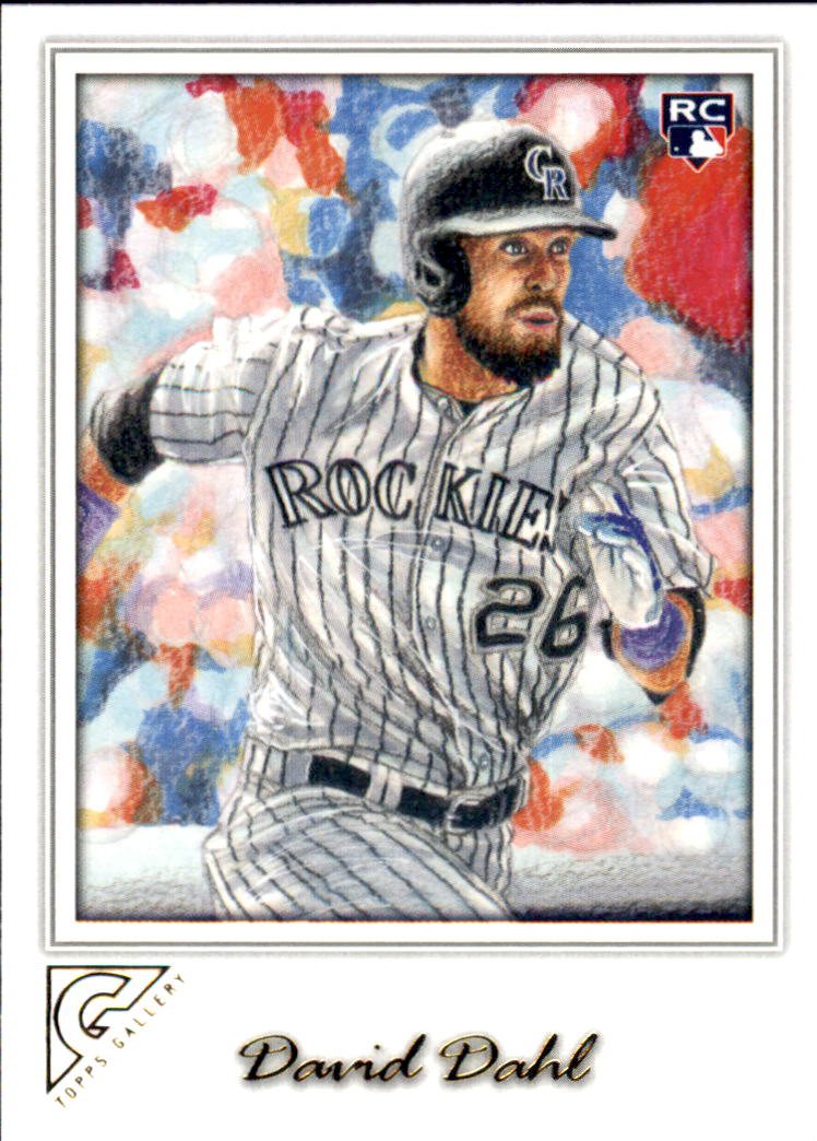 2017 Topps Gallery 114 David Dahl RC