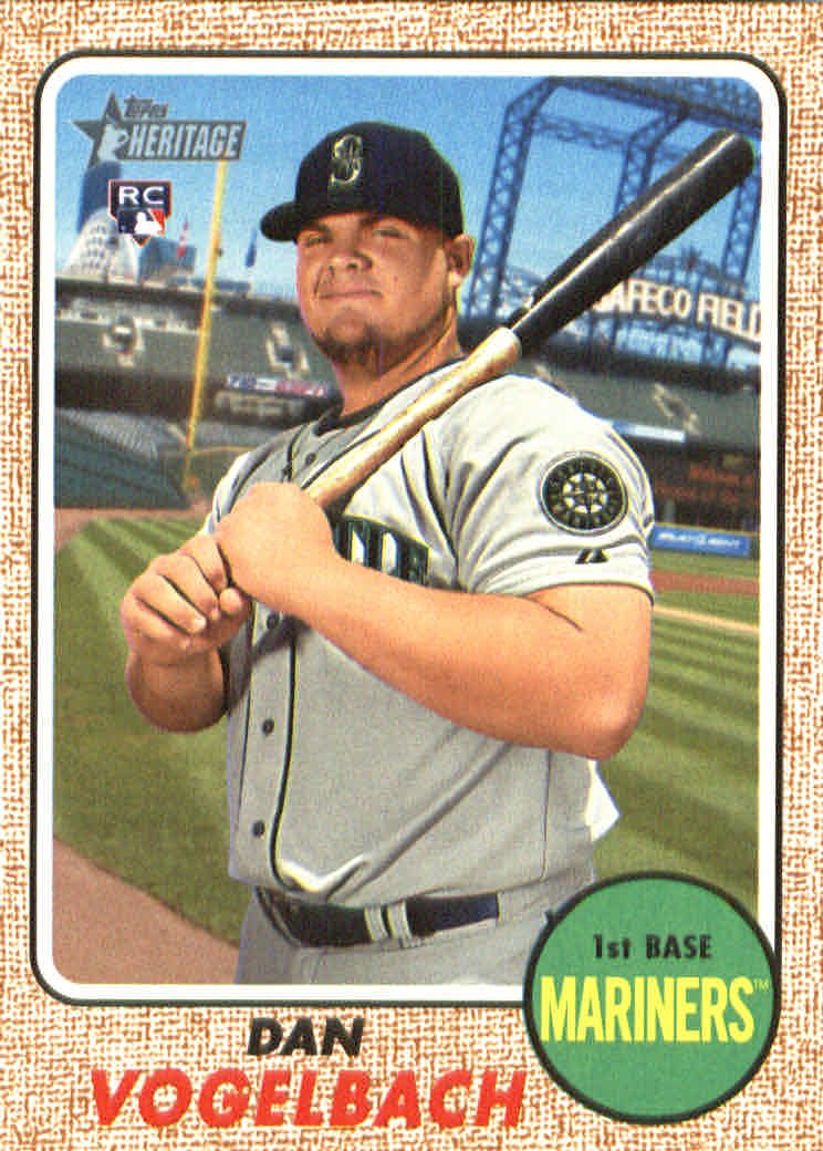 2017 Topps Heritage 613A Dan Vogelbach RC