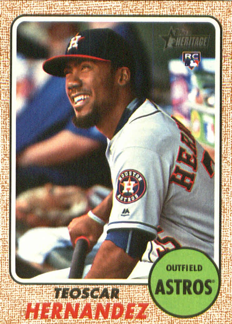 2017 Topps Heritage 654 Teoscar Hernandez RC