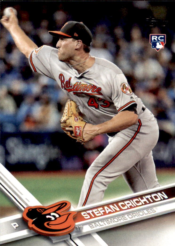 2017 Topps Update US255 Stefan Crichton RC