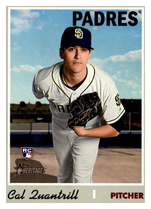 2019 Topps Heritage 613 Cal Quantrill RC