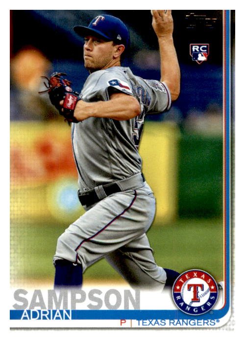 2019 Topps Update US219 Adrian Sampson RC