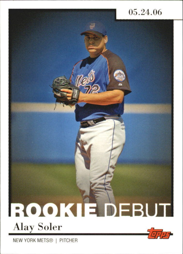 2006 Topps Update Rookie Debut RD28 Alay Soler