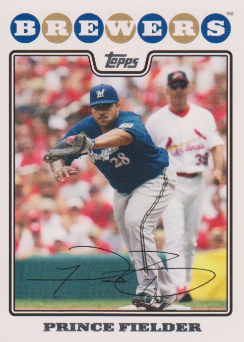2008 Topps 450 Prince Fielder