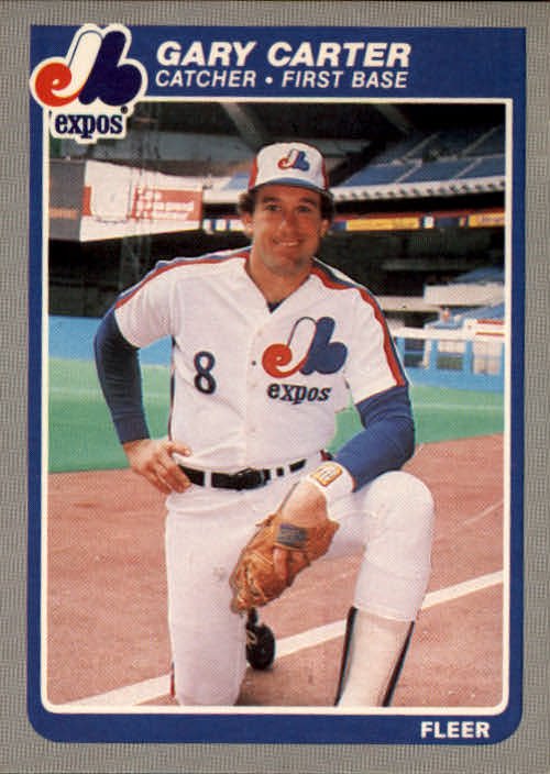 1985 Fleer 393 Gary Carter