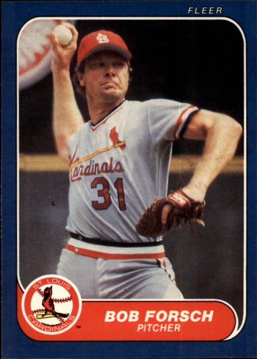 1986 Fleer 35 Bob Forsch