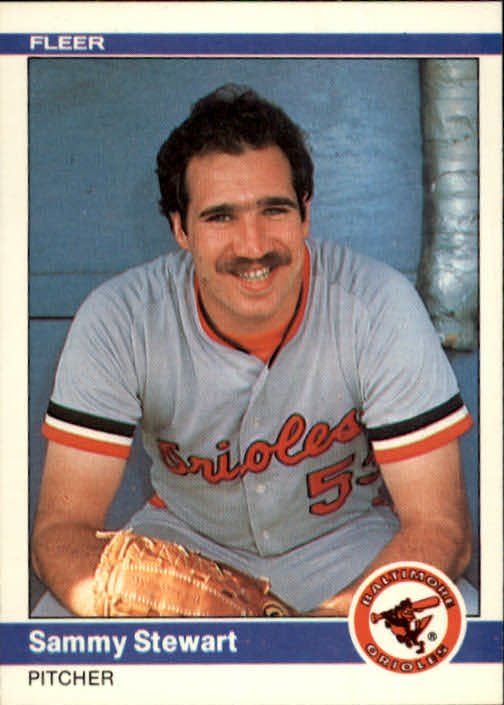 1984 Fleer 22 Sammy Stewart