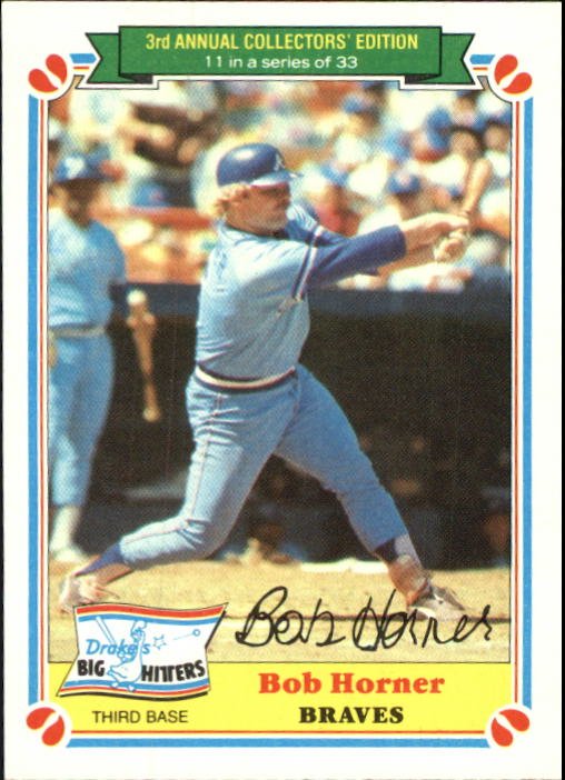 1983 Drake's 11 Bob Horner
